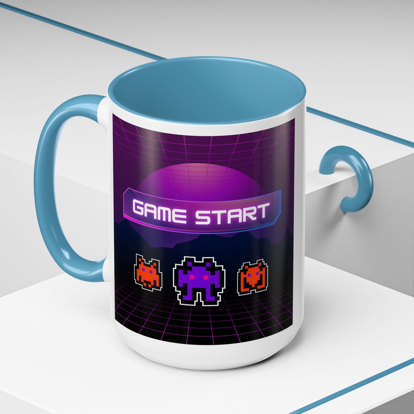 Retro 8-Bit Game Coffee Mug – Perfect Gamer Gift, Fun Kitchen Decor, Unique Birthday Present, Nerdy Officeware, Collectible Drinkware