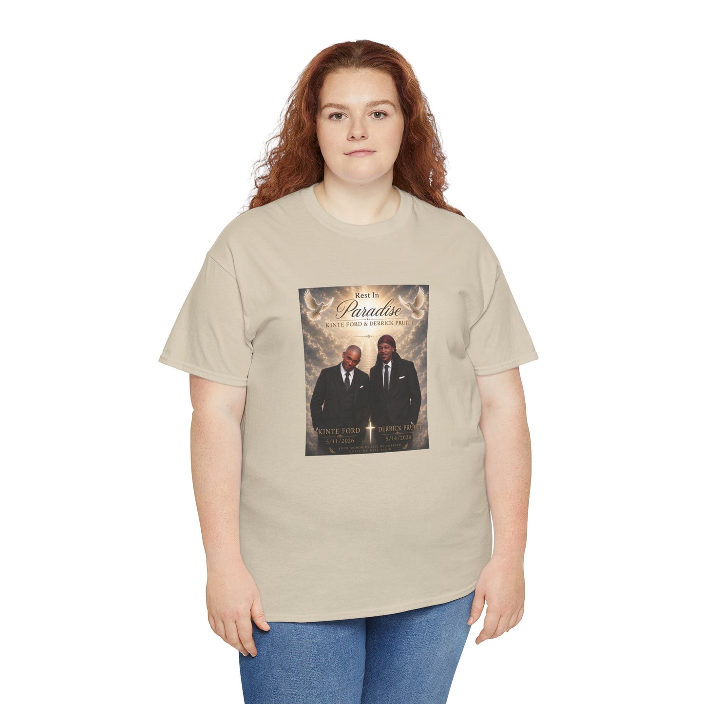Memorial Tribute Tee — "Rest in Paradise" Funeral Remembrance Shirt
