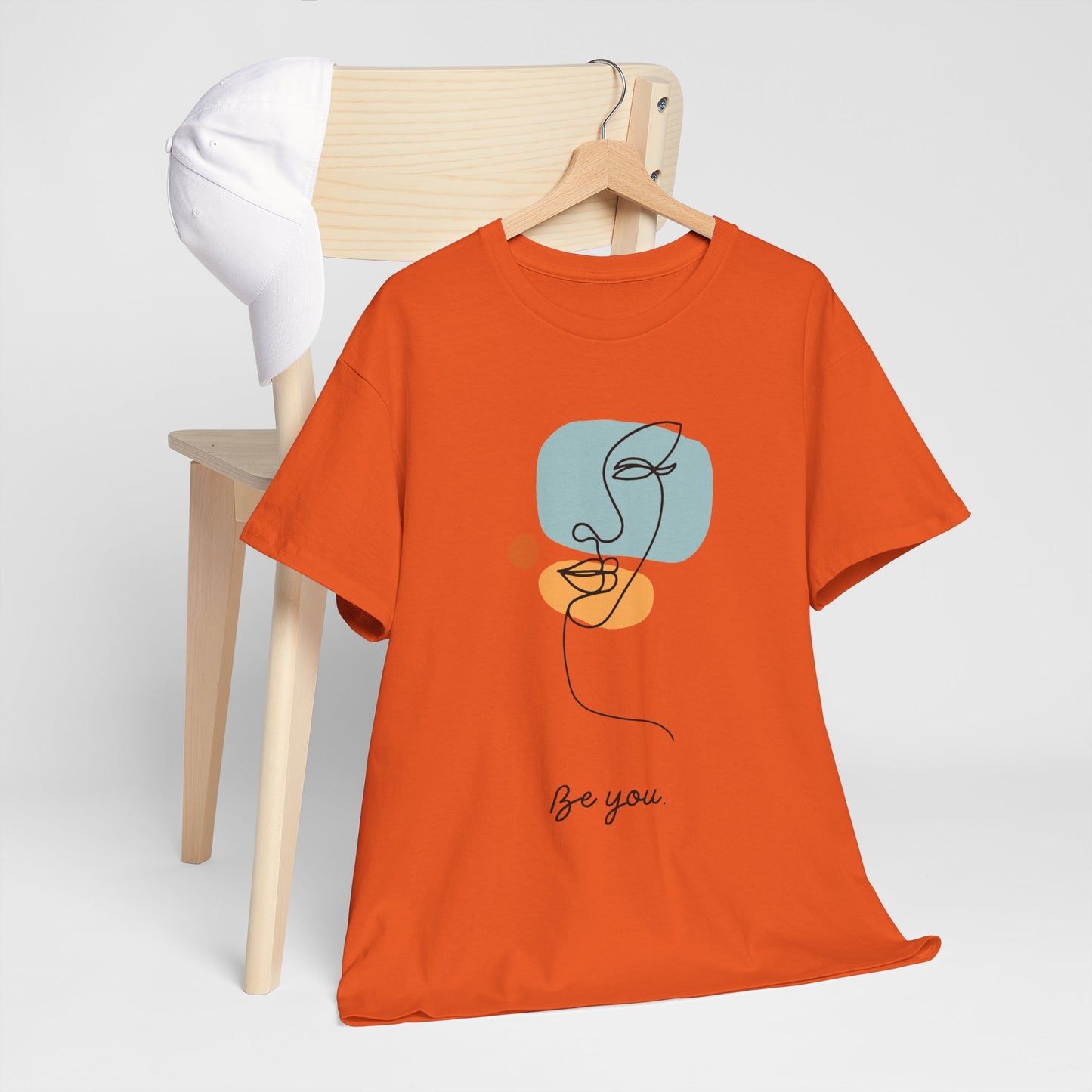 Minimalist Be You Tee, Unisex Cotton T-Shirt, Inspirational Graphic Tee, Gift for Friends, Casual Everyday Wear, Self-Love Apparel