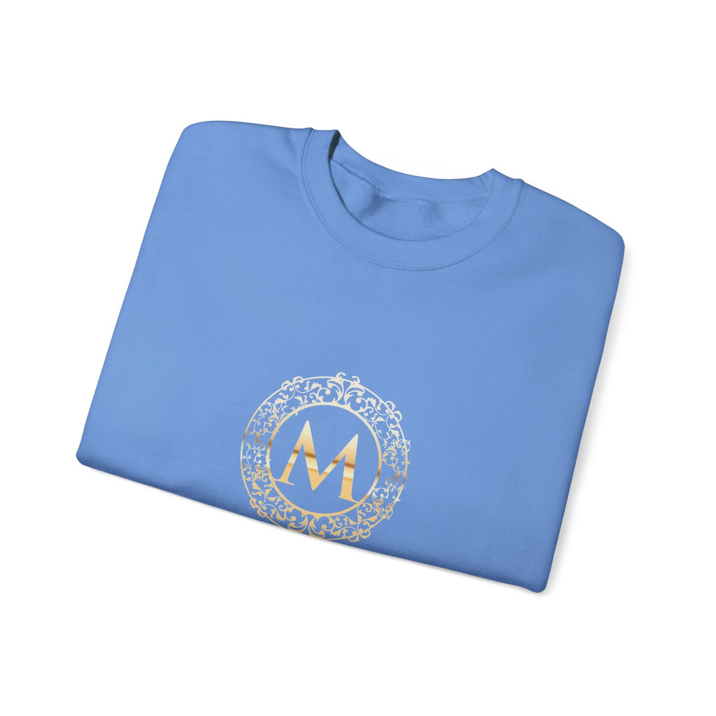 M LOGO - Mia Pruitt Monogrammed Heavy Blend Crewneck Sweatshirt