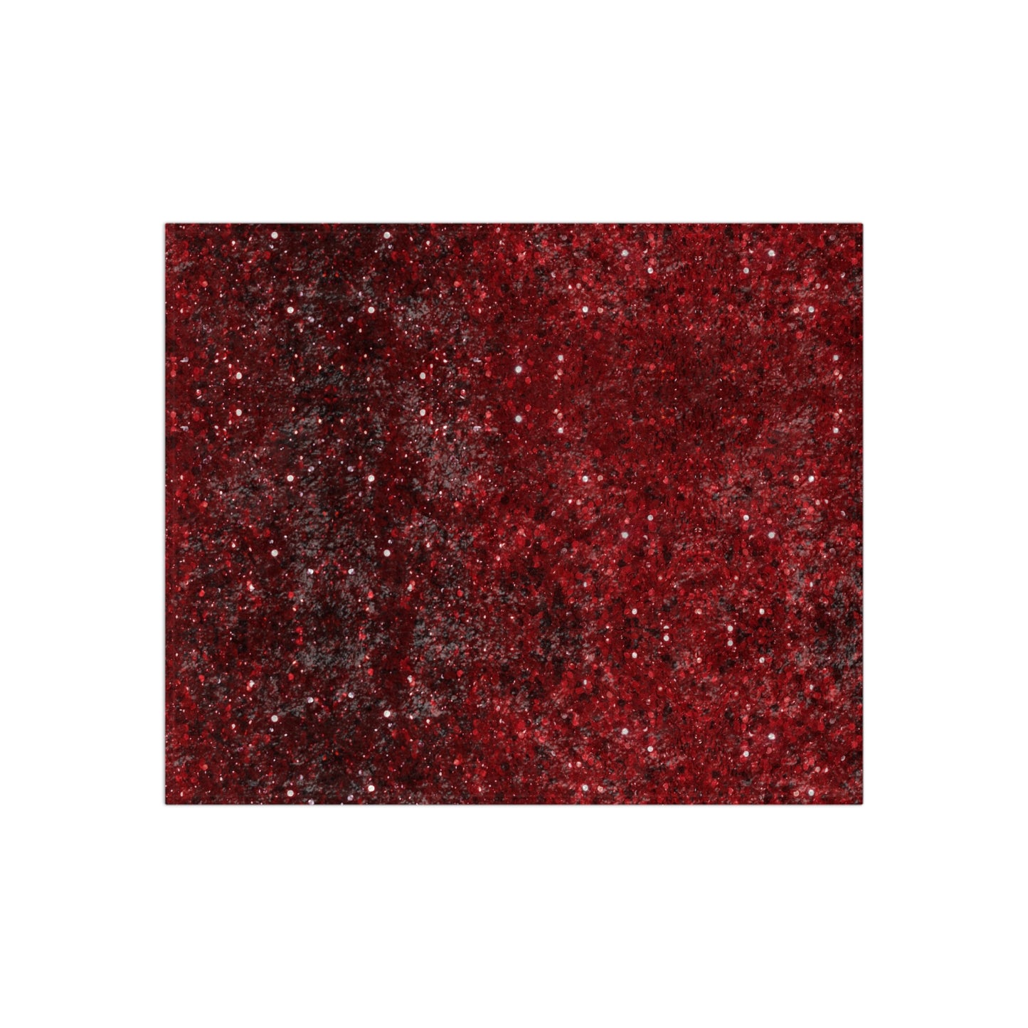Crushed Velvet Throw Blanket — Luxurious Red Velvet Cozy Blanket for Living Room, Bedroom & Holiday Gift