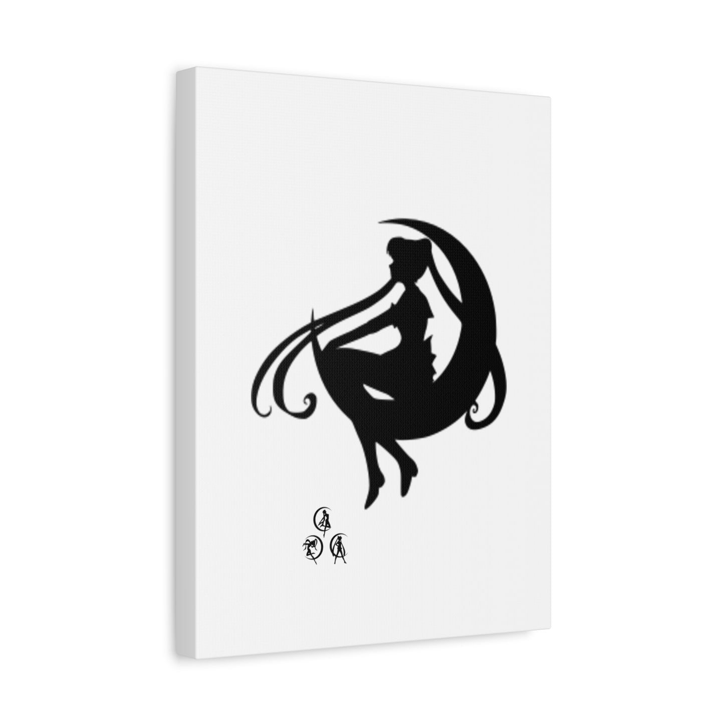 Moonlit Goddess Canvas Art, Modern Wall Decor, Fantasy Home Decor, Boho Aesthetic, Gift for Art Lovers