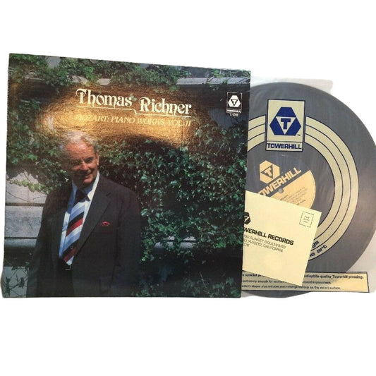 Vintage 1982 Signed Copy Thomas Richner Mozart Piano Works Vol 2 LP Vinyl Record