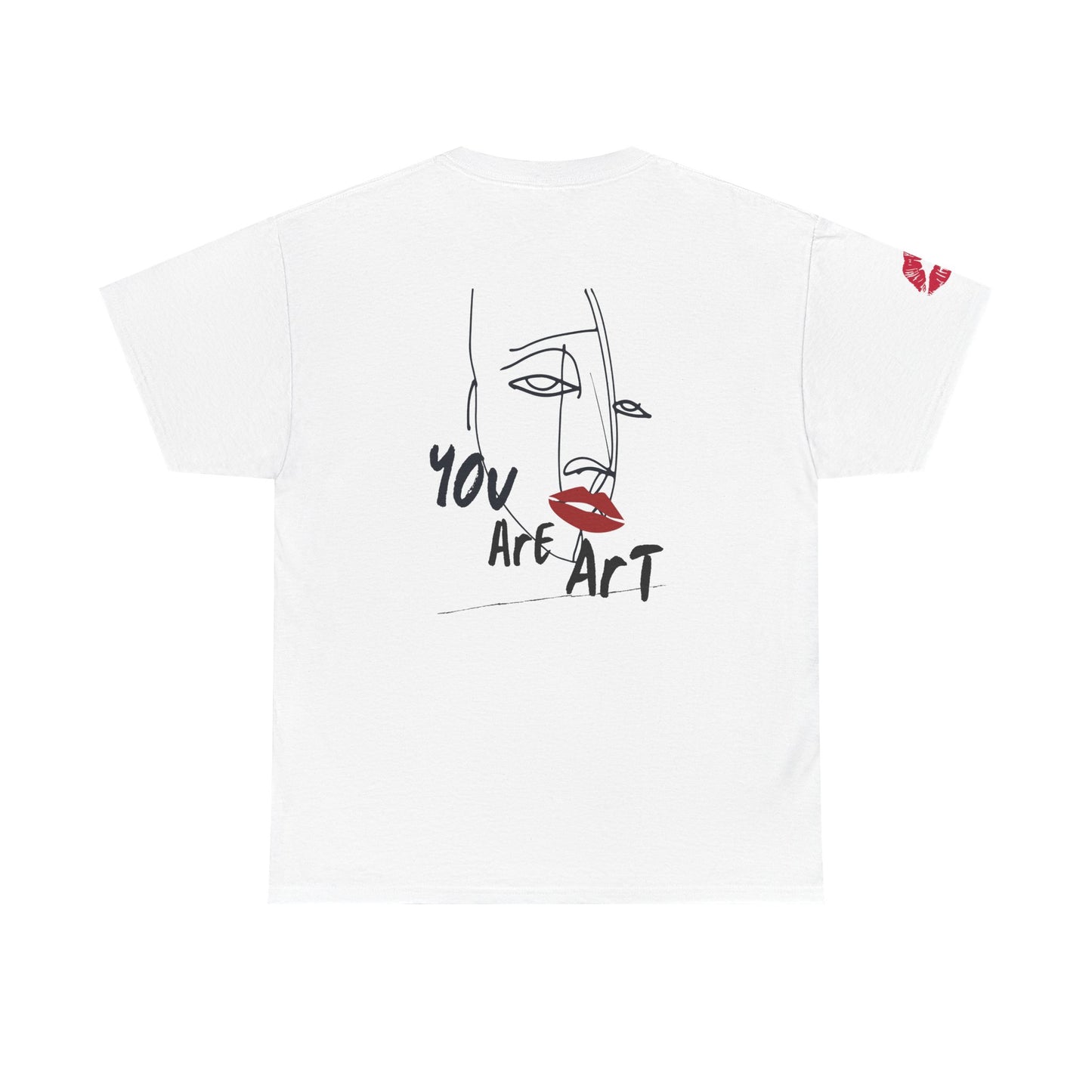YOU ARE ART - SINGLE, TAKEN... Artistic Unisex Cotton Tee with Heartfelt Prints, Casual Wear, Gift for Artists, Streetwear, Inspirational Fashion