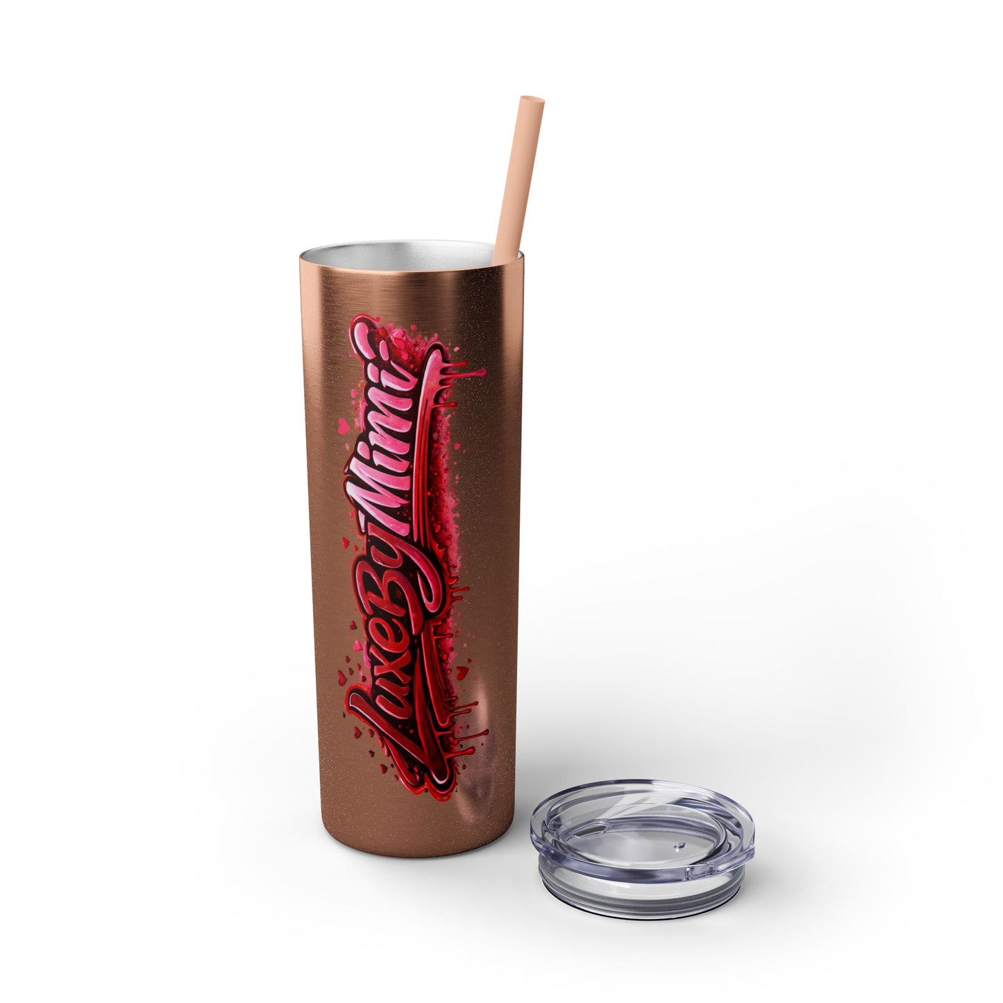 Skinny Tumbler – 'Lake & Lemons' Red Script 20oz Insulated Straw Tumbler