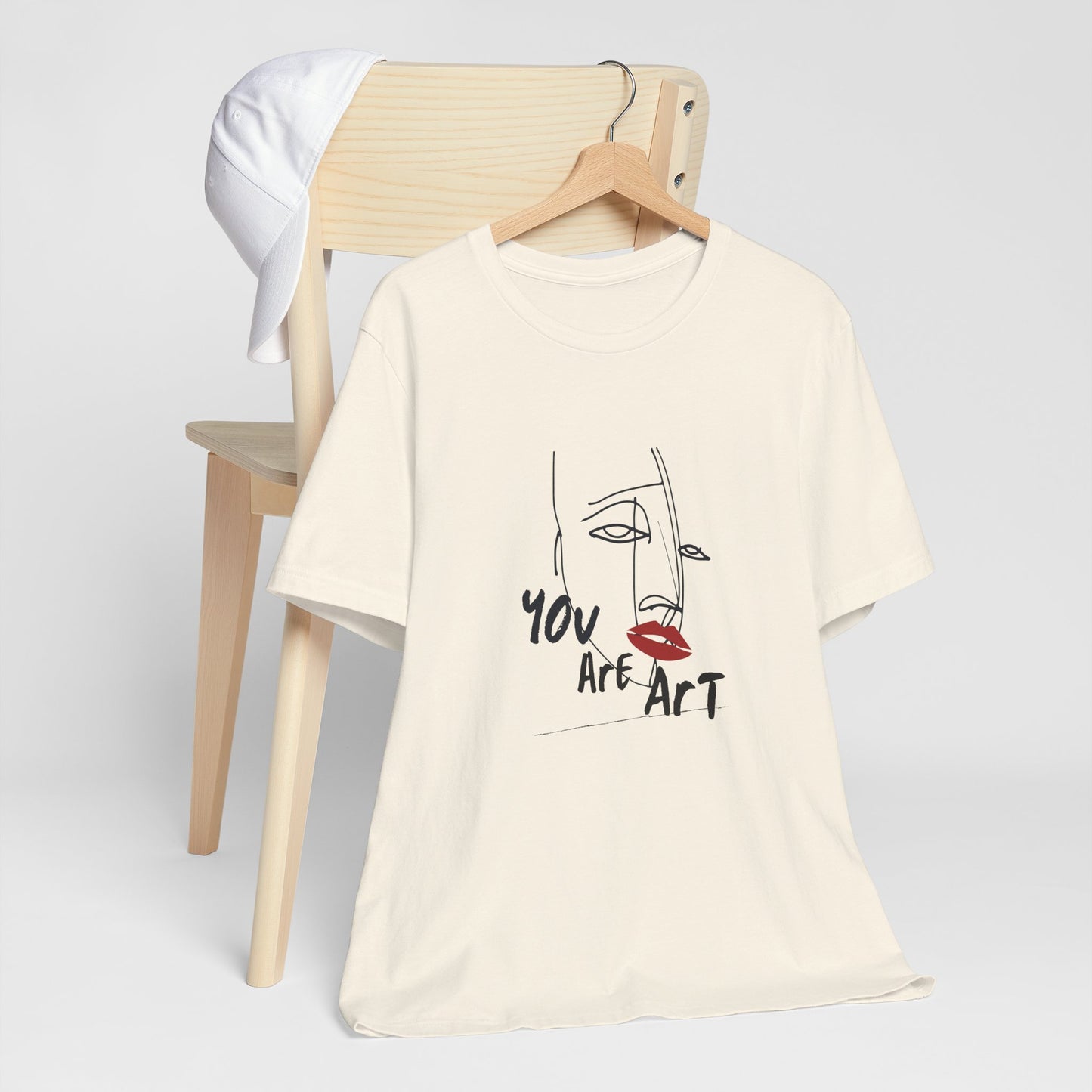 Artistic Expression Unisex Tee - You Are Art, Creative Gift, Casual Wear, Modern Design, Art Lover's Shirt