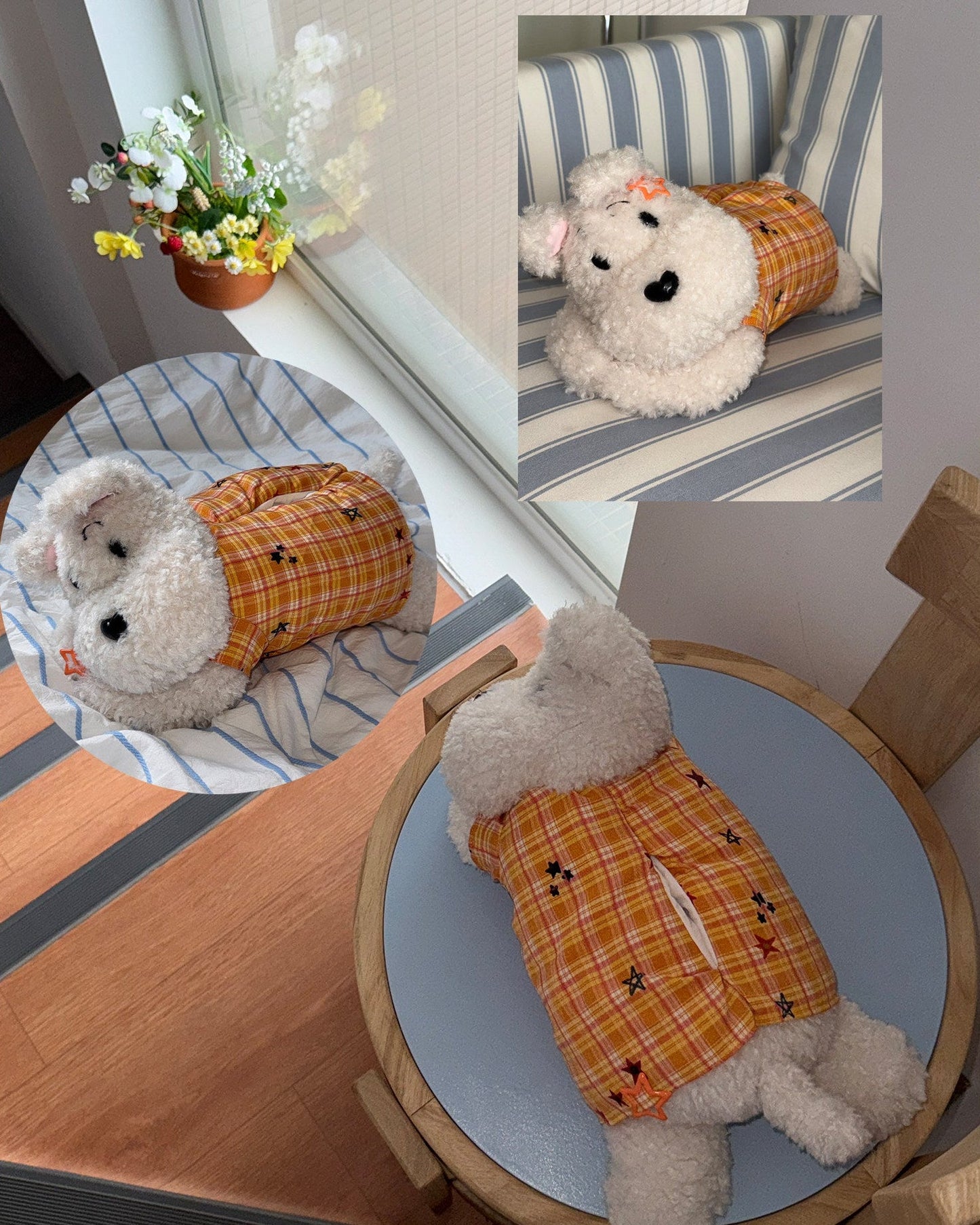 Cute Dog Tissue Box Cover-3
