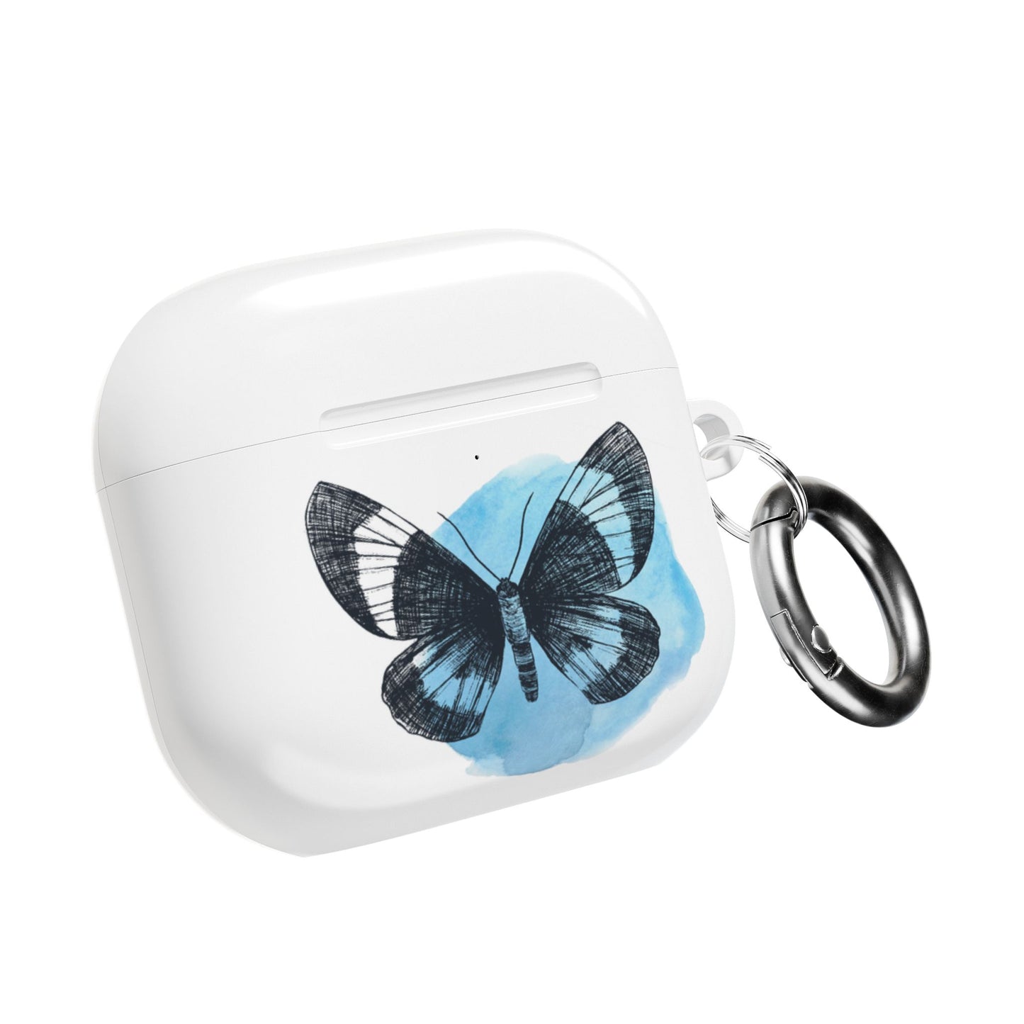 Artistic AirPod Cases with Butterfly Design, Motivational Gift for Music Lovers, Personalized Accessories, Unique Custodial Cases, [...]