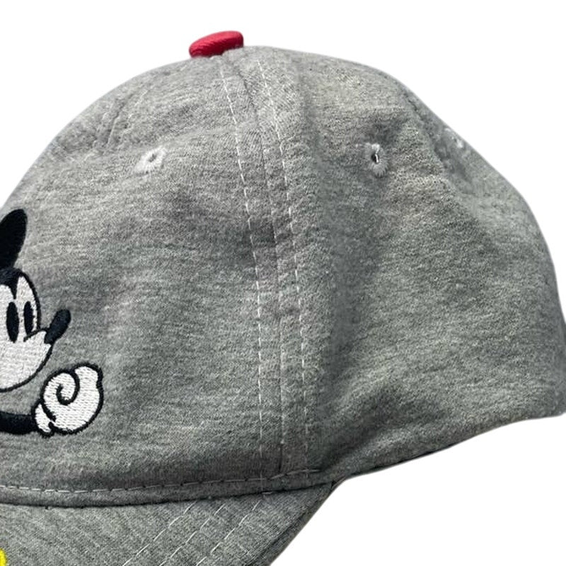Disney Mickey Mouse Kids One Size OSFM 100% Cotton Hook & Loop Back Cap Hat