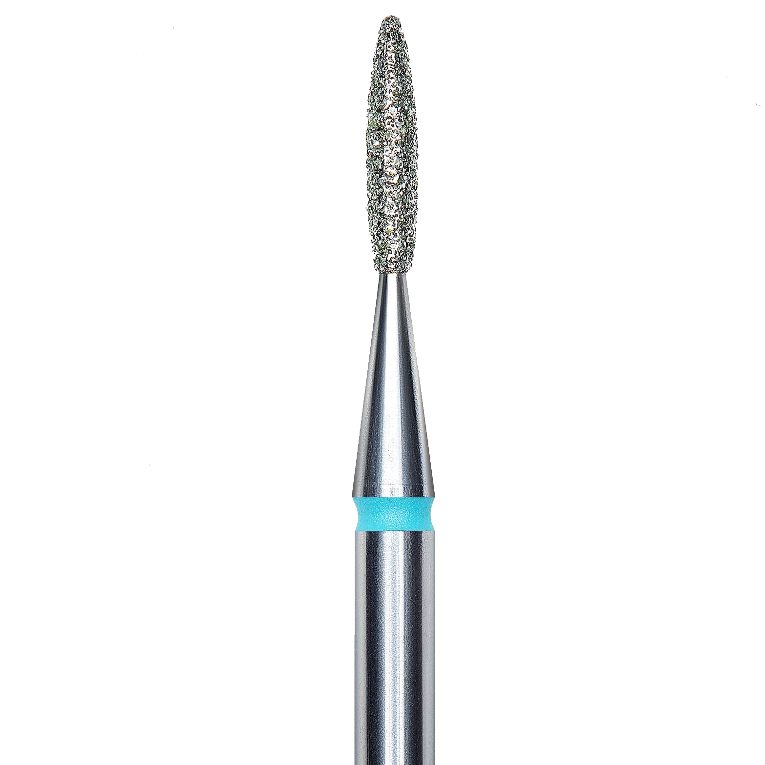 DIAMOND NAIL DRILL BIT, "FLAME", BLUE, HEAD DIAMETER 1.6/8MM (FA10B016/8) - STALEKS™-1