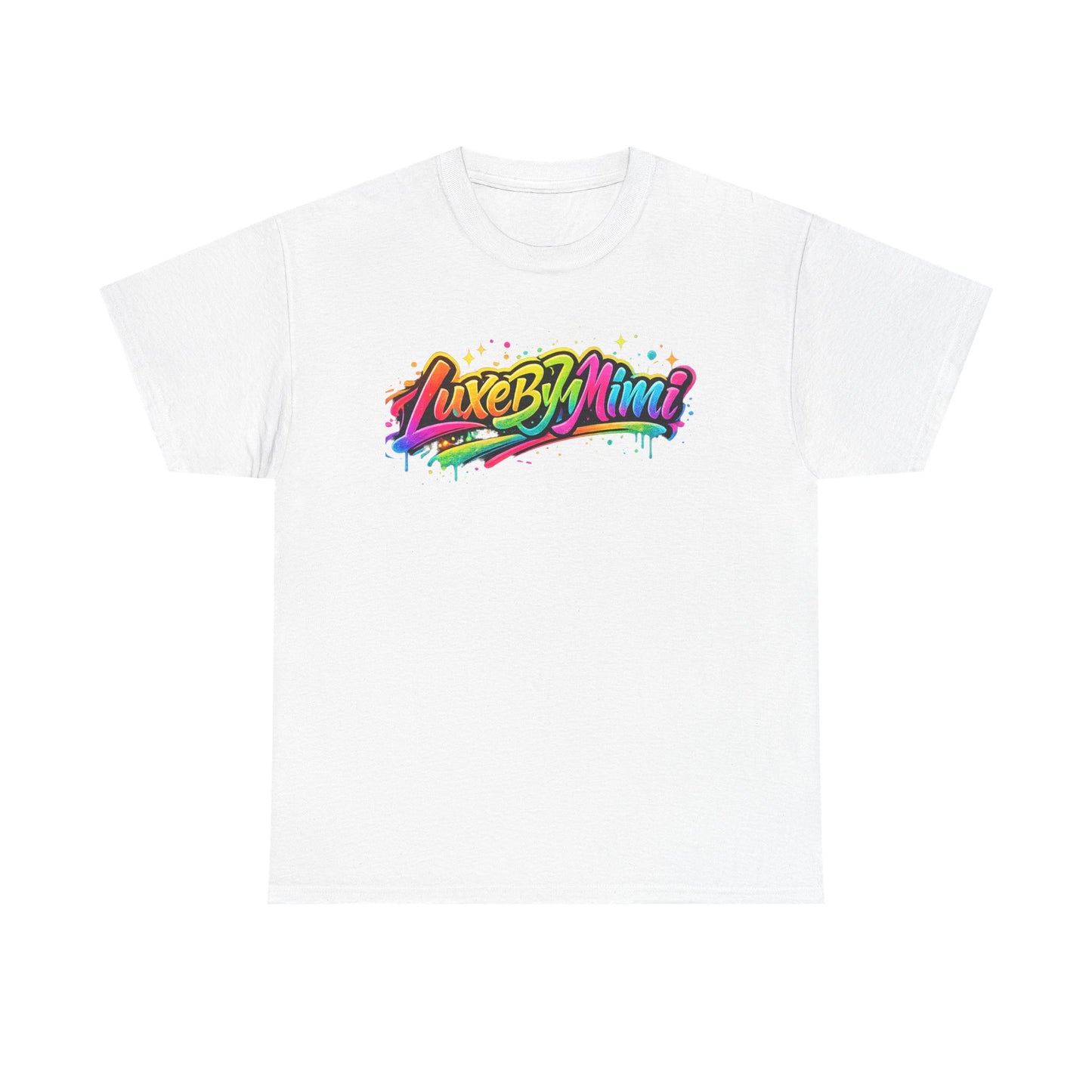 Graffiti Logo T-Shirt — 'Luxe By Mimi' Brand Colorful Streetwear Tee