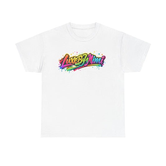 Graffiti Logo T-Shirt — 'Luxe By Mimi' Brand Colorful Streetwear Tee