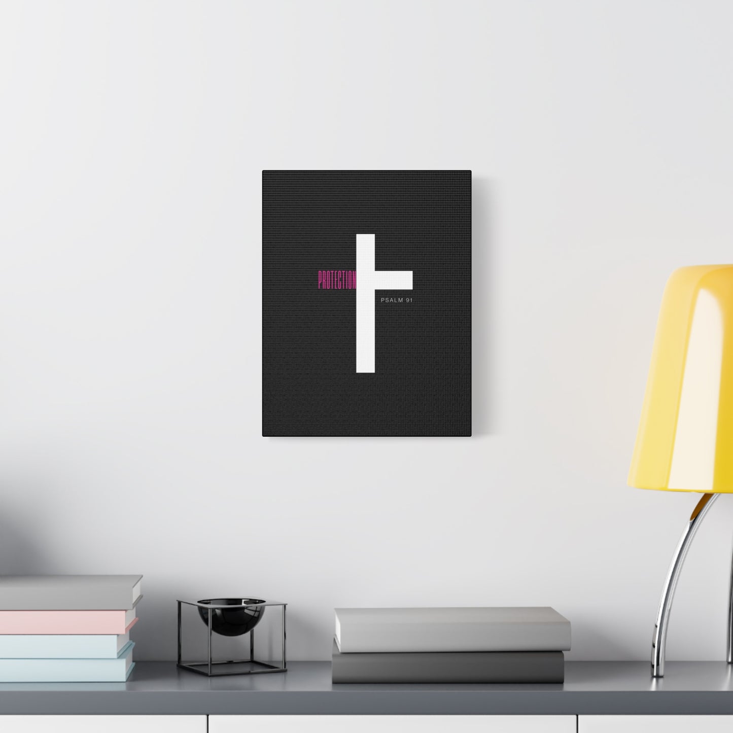 Faith-Inspired Canvas Print - Psalm 91, Home Decor, Wall Art, Christian Gift, Inspirational Decoration
