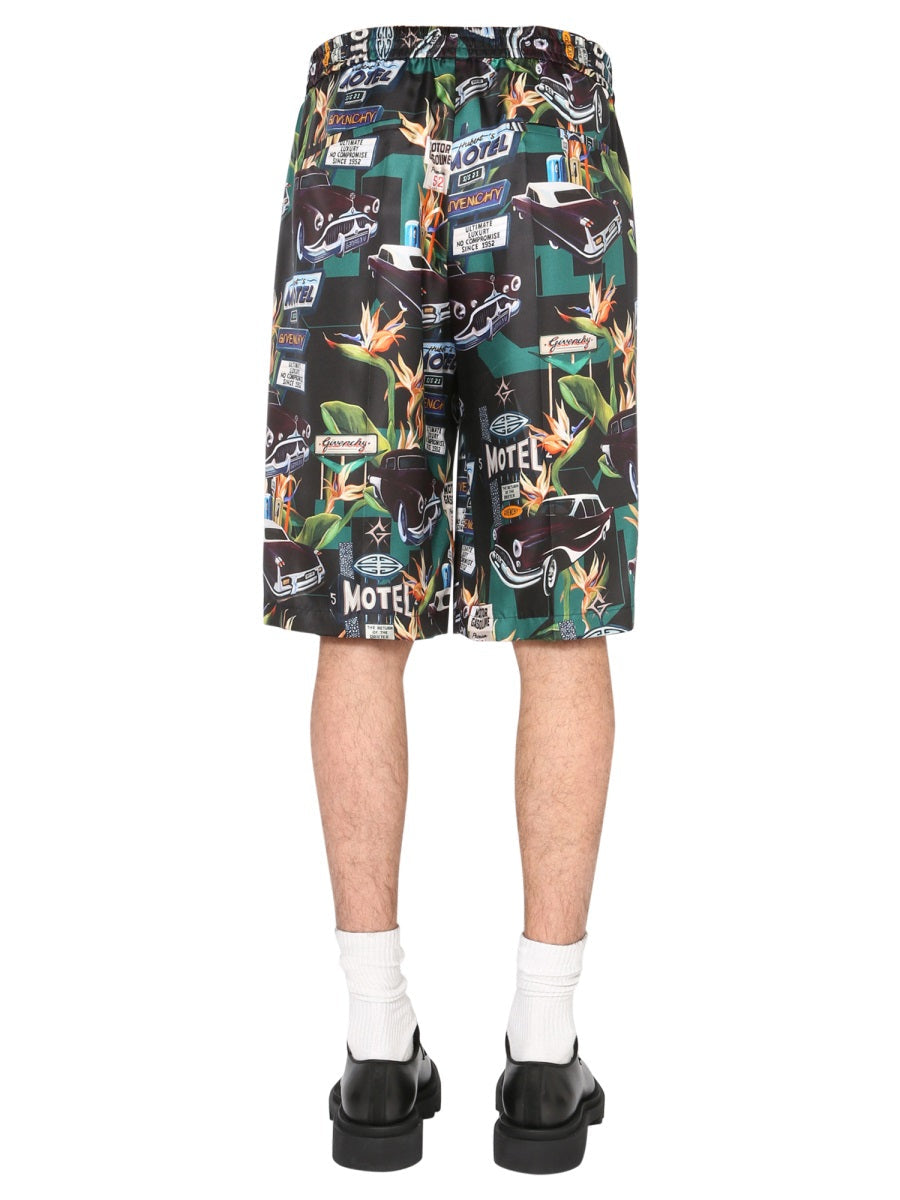 Givenchy Men Silk Bermuda