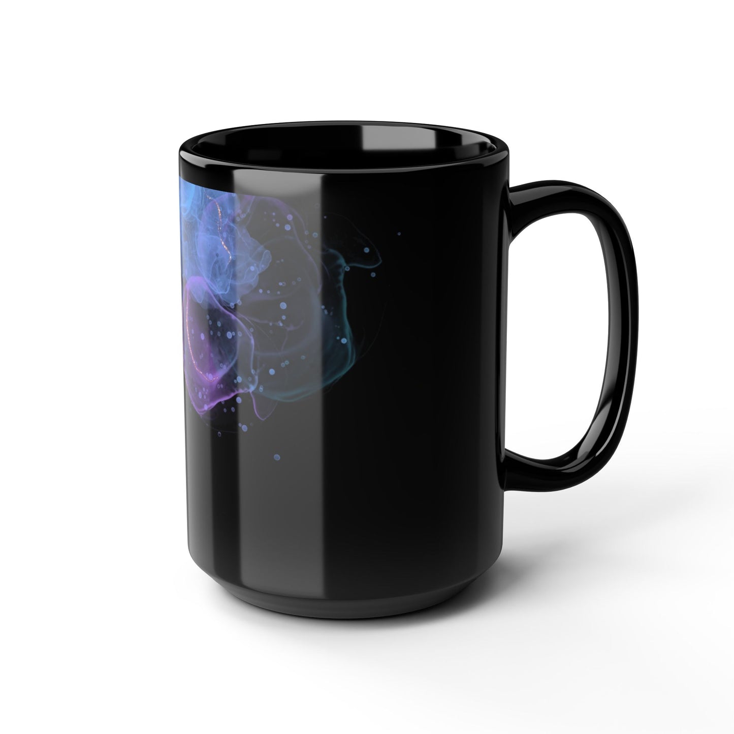 Cosmic Smoke Mug, Mystical Black Coffee Cup, Nebula Design, Gifts for Space Lovers, Unique Home Decor, Birthday Present