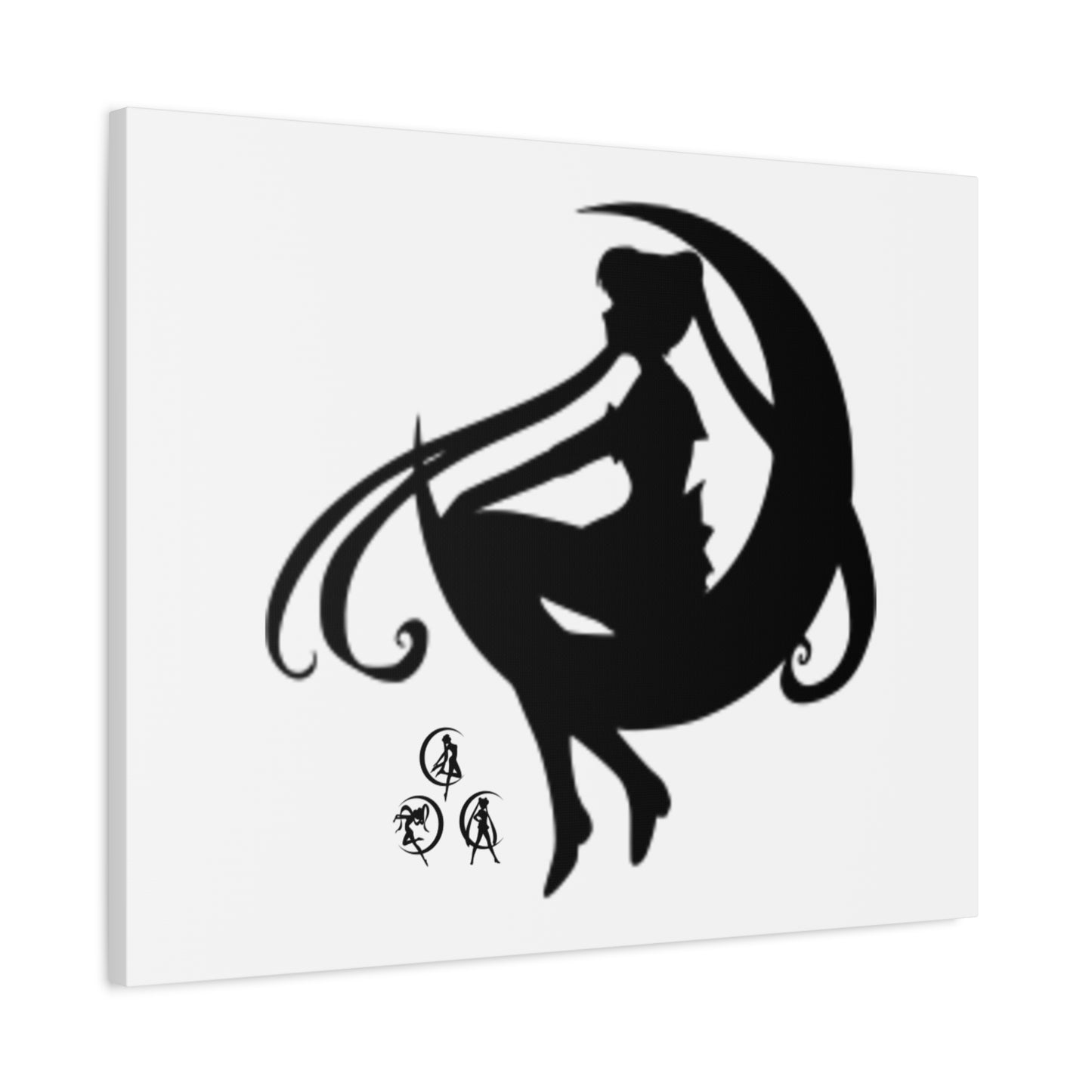 Moonlit Goddess Canvas Art, Modern Wall Decor, Fantasy Home Decor, Boho Aesthetic, Gift for Art Lovers