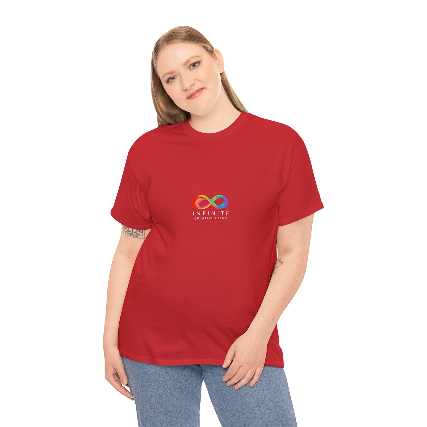 Colorful Infinite Creative Being Unisex Tee, Inclusive Fashion, Everyday Casual Wear, Gift for Friends