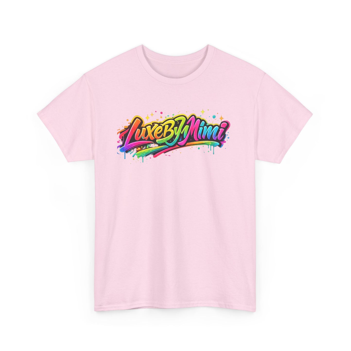 Graffiti Logo T-Shirt — 'Luxe By Mimi' Brand Colorful Streetwear Tee
