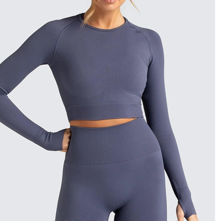 2-Piece Seamless High Elastic Yoga Suit