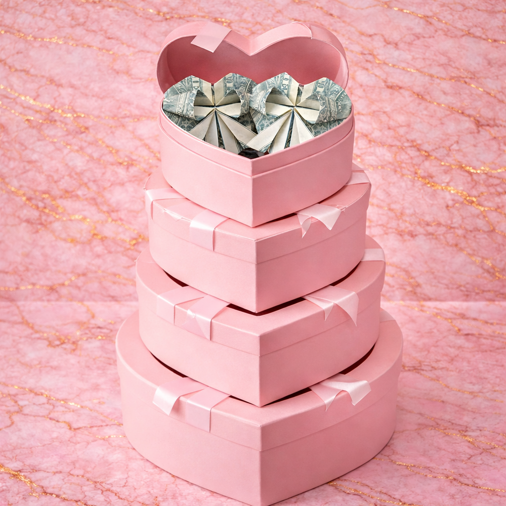 LuxeByMimi – Soap Rose Quartz Spa Heart Gift Box