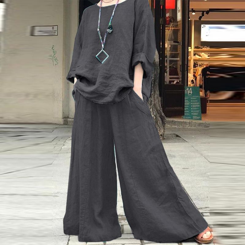 Women's Fashion Casual Loose Solid Color Suit