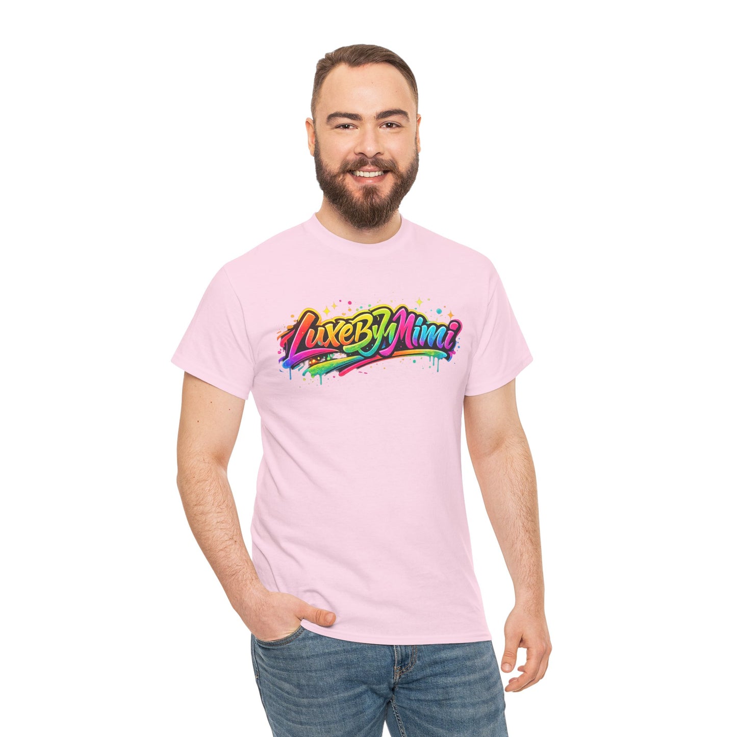 Graffiti Logo T-Shirt — 'Luxe By Mimi' Brand Colorful Streetwear Tee