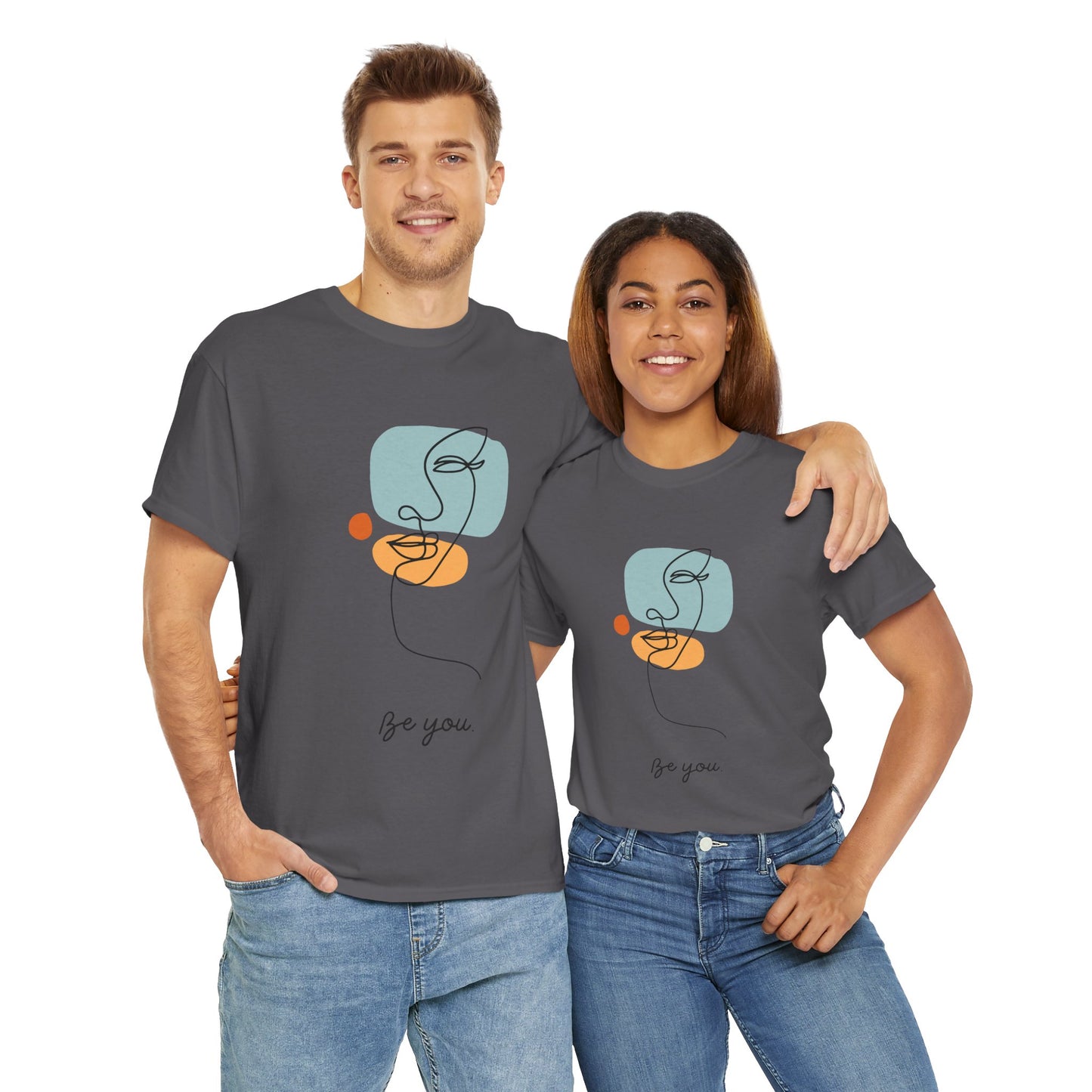 Be You Unisex Cotton Tee - Inspirational Graphic Tee for Self-Love, Gift for Friends, Casual Wear, Birthday, Everyday Comfort