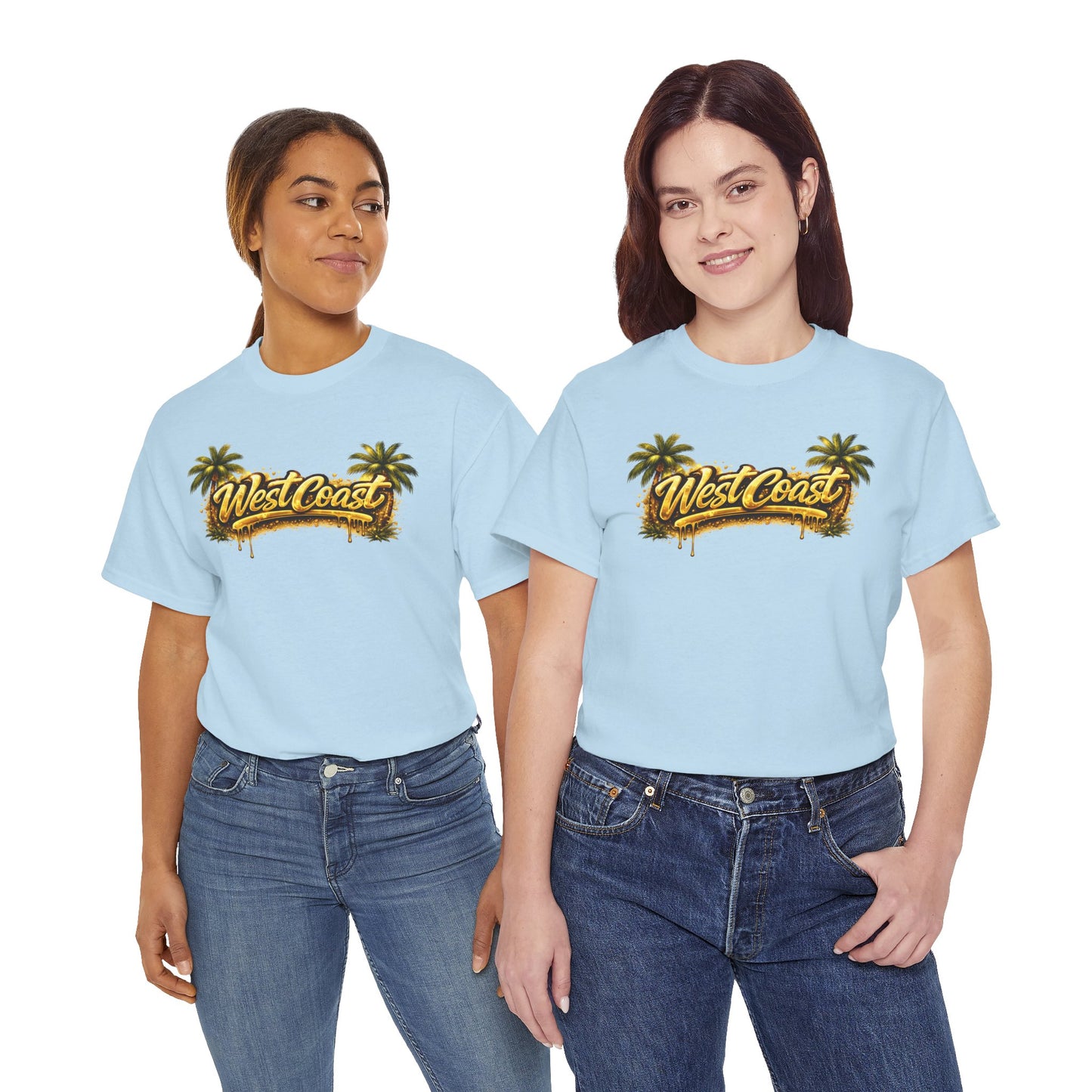 West Coast Palm Tree T-Shirt — Retro Surf Vibe Tee