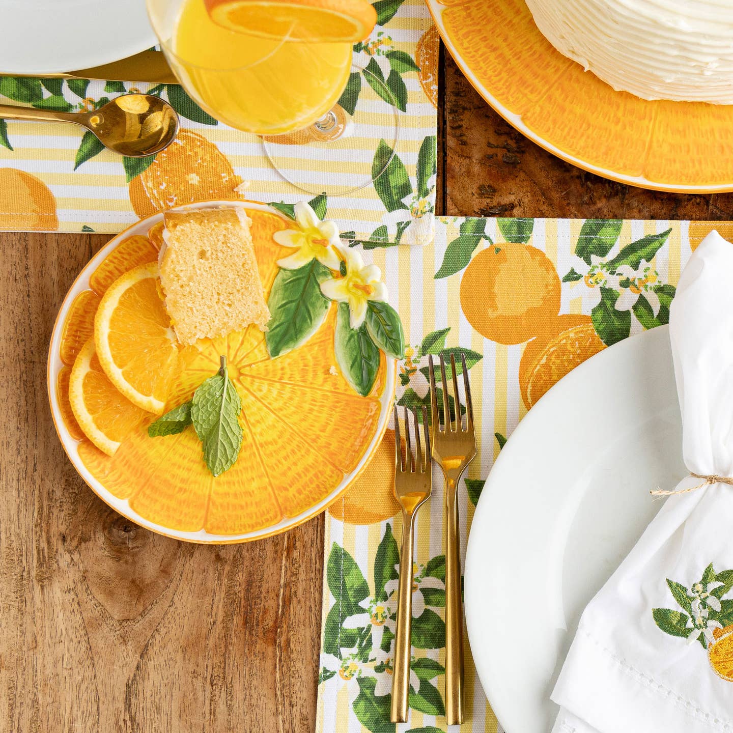 Ceramic Orange Dish-1