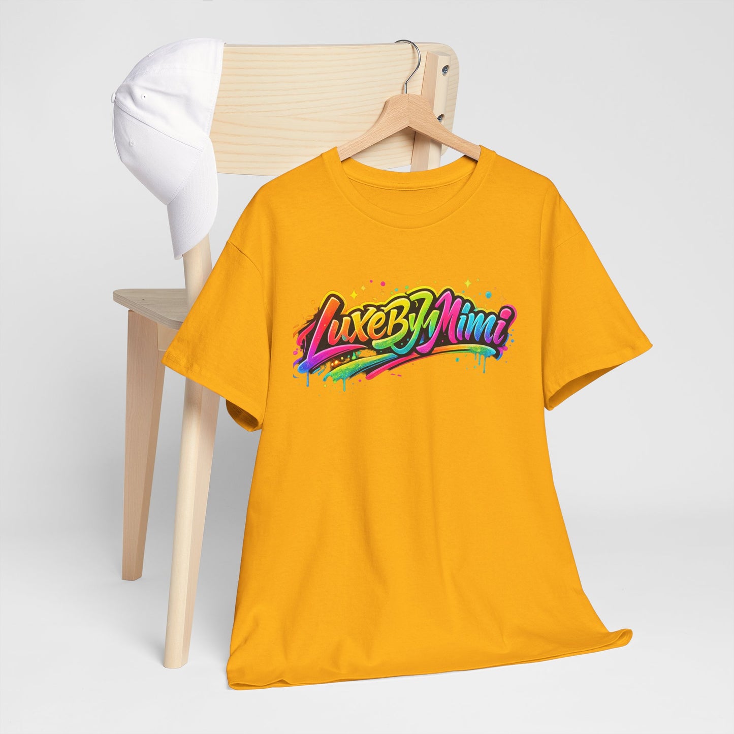 Graffiti Logo T-Shirt — 'Luxe By Mimi' Brand Colorful Streetwear Tee
