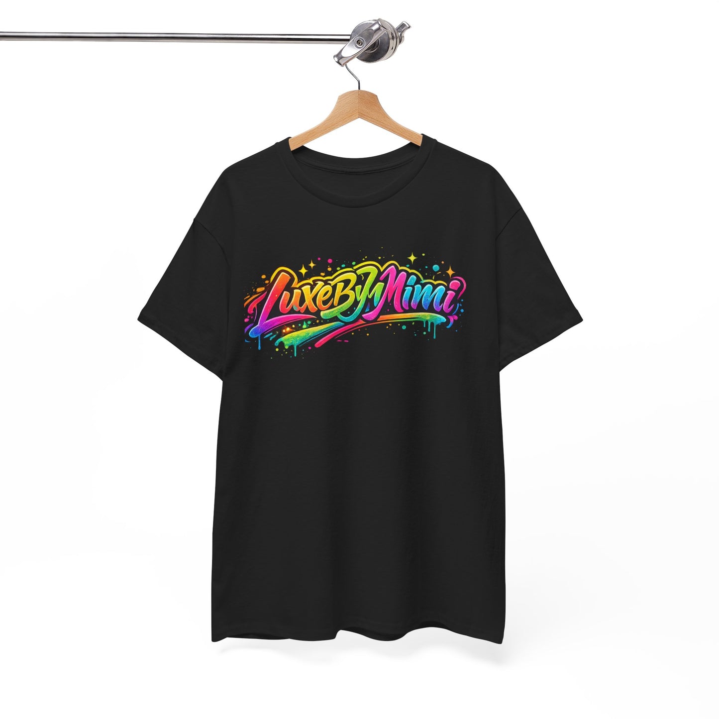 Graffiti Logo T-Shirt — 'Luxe By Mimi' Brand Colorful Streetwear Tee