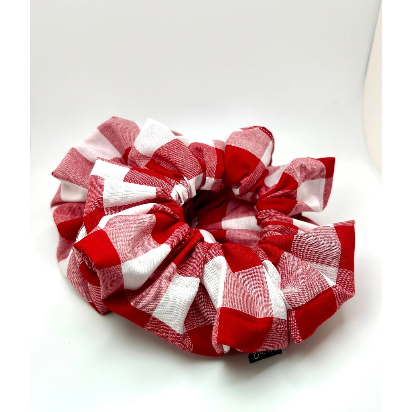 Red Plaid 4th of July Scrunchie