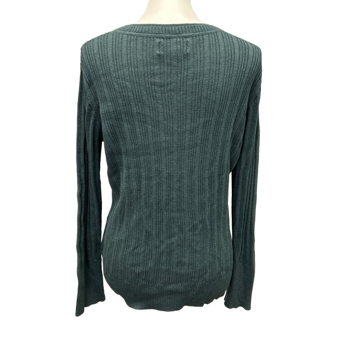 Lot of 3 Sonoma Merona Womens XL Long Sleeve V-Neck PolyCotton Sweaters
