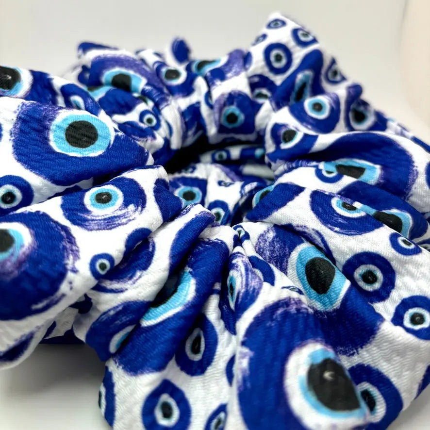 Evil Eye Bullet Scrunchie