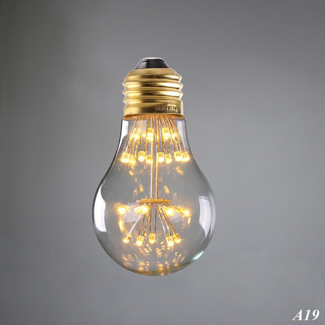 G80 G95 Retro Starry Sky Dimmable led Bulb 3W 2200K E27 220V Wine Bottle Decorative Christmas Lightbulb Lamp Lampada Led