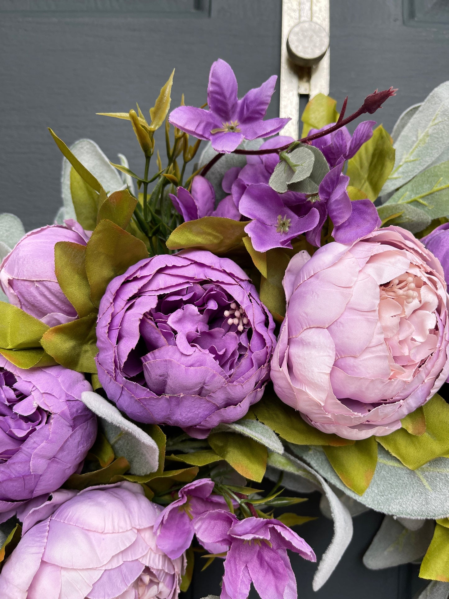 Bright Pink Peony Spring Wreath