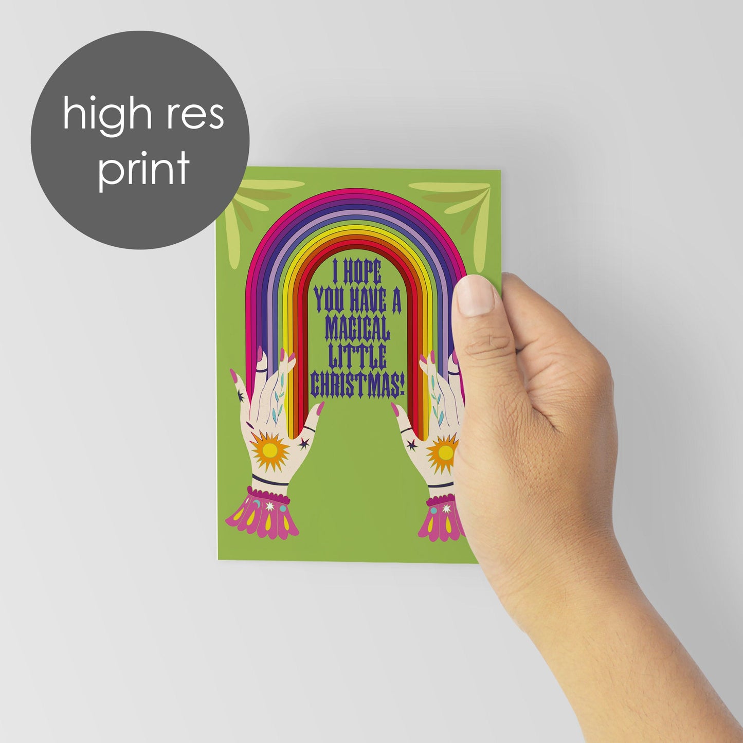 Magical Christmas Greeting Cards, Set of 24