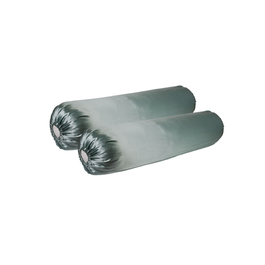Silk Bolster Case Set of 2