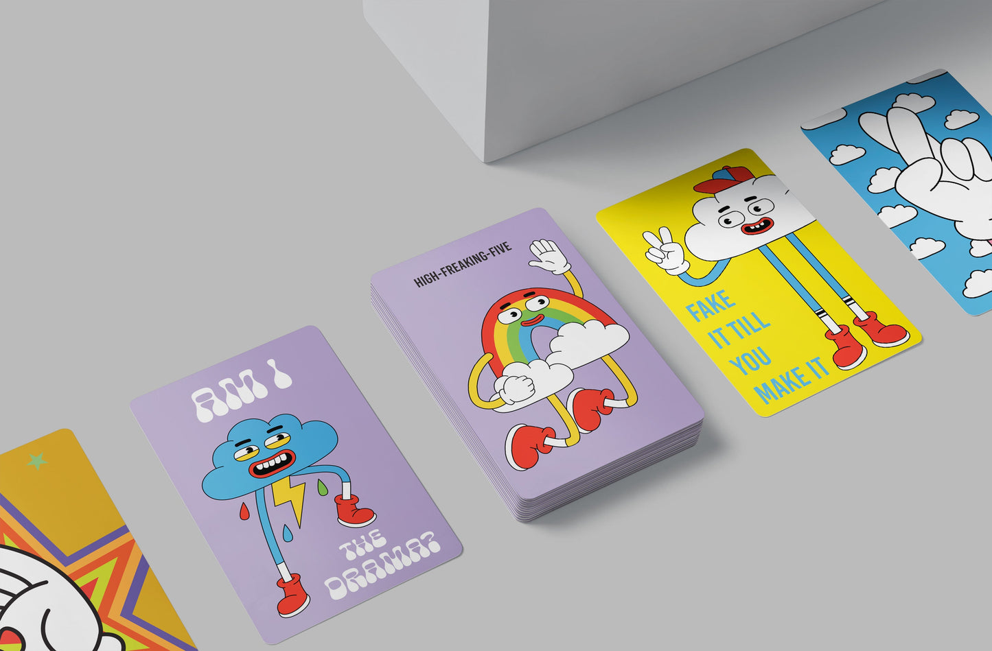 Silly Uplifting Affirmation Cards, Deck of 16