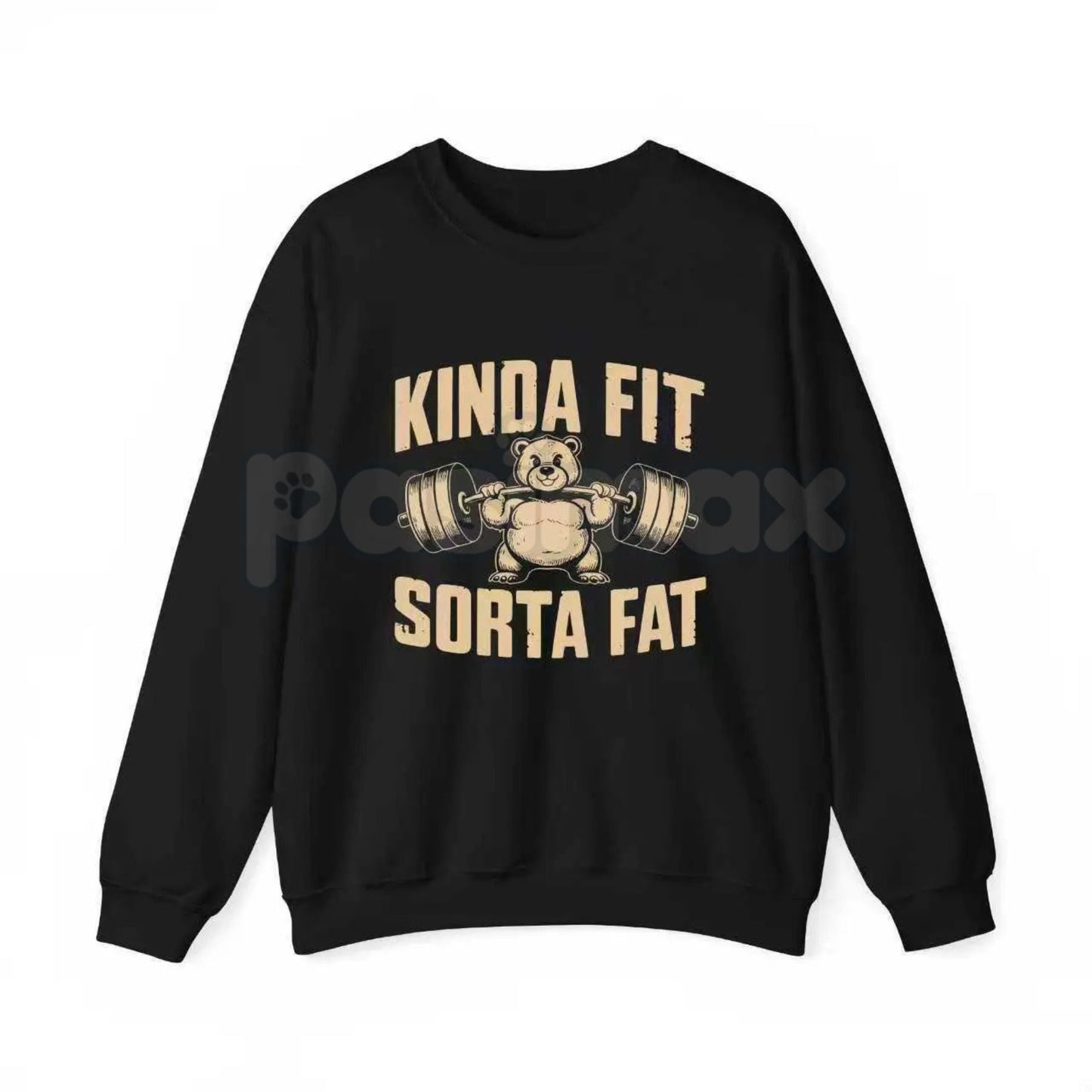 Funny Weightlifting Bear Graphic – Sarcastic Gym Humor Hoodie, Sweatshirt & T-Shirt