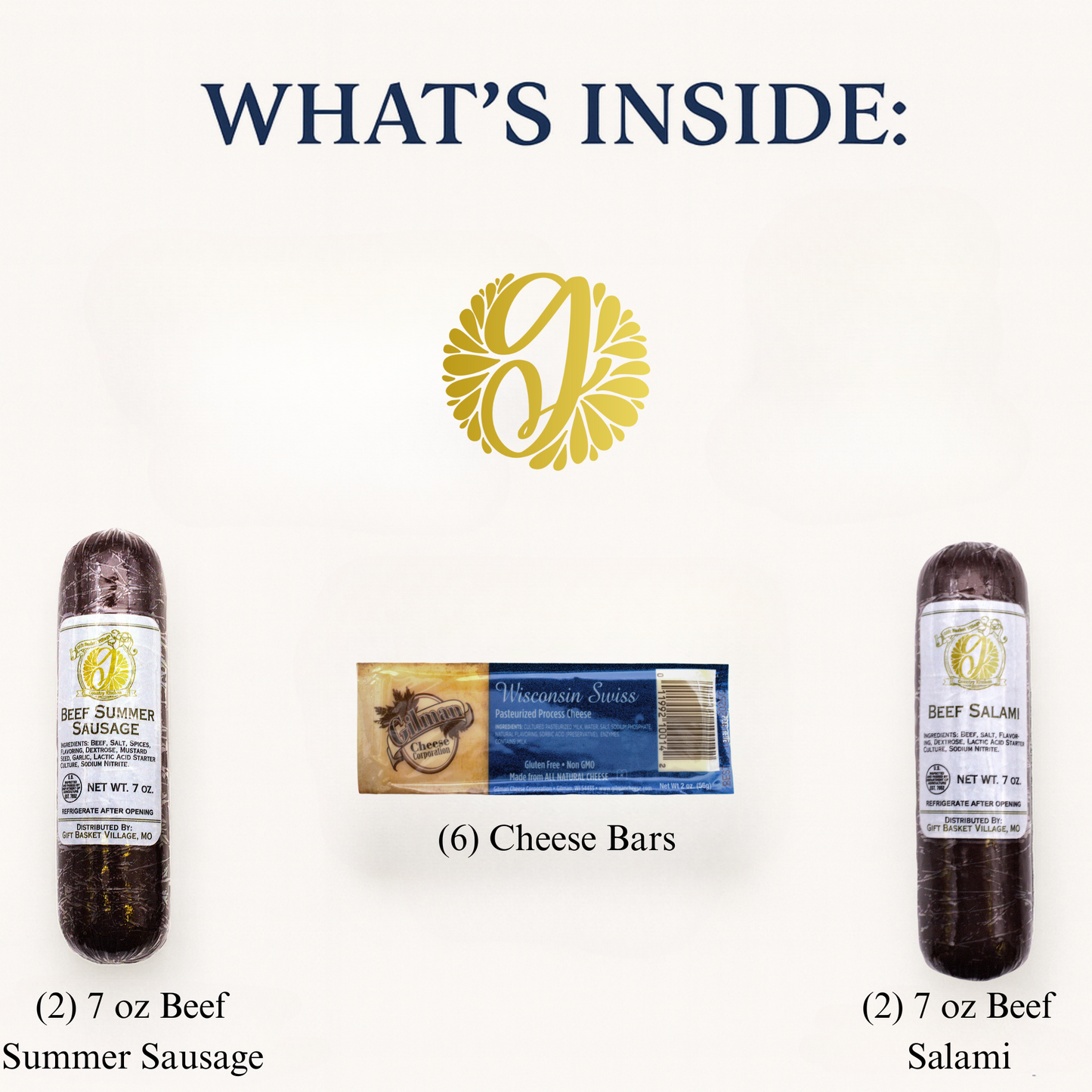 Ultimate Meat & Cheese Gift Basket