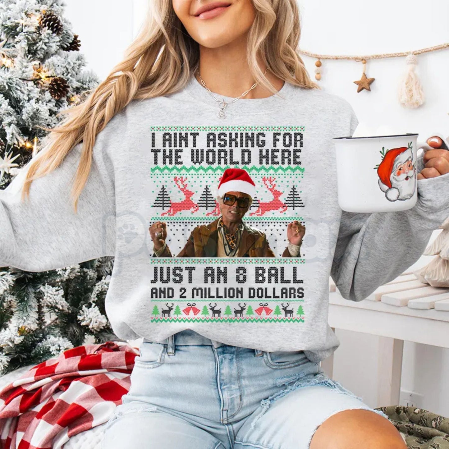 Funny The Righteous Gemstones Christmas Sweatshirt | Danny McBride HBO Show Ugly Sweater Alternative | Jesse Gemstone Holiday Jumper