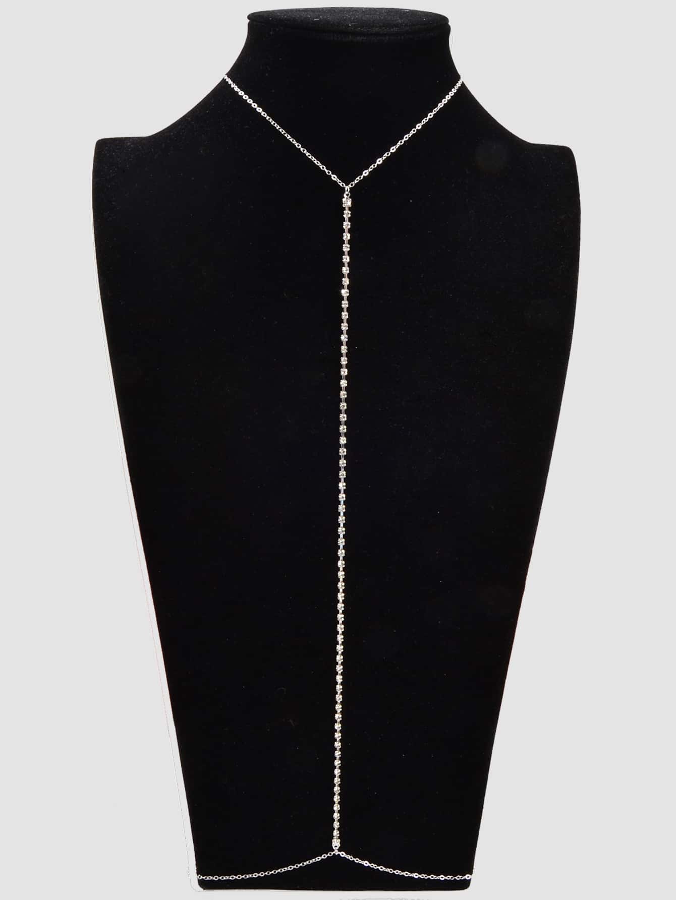 Dazzling Full Diamond Body Chain Sparkle Shine Body Jewelry-3