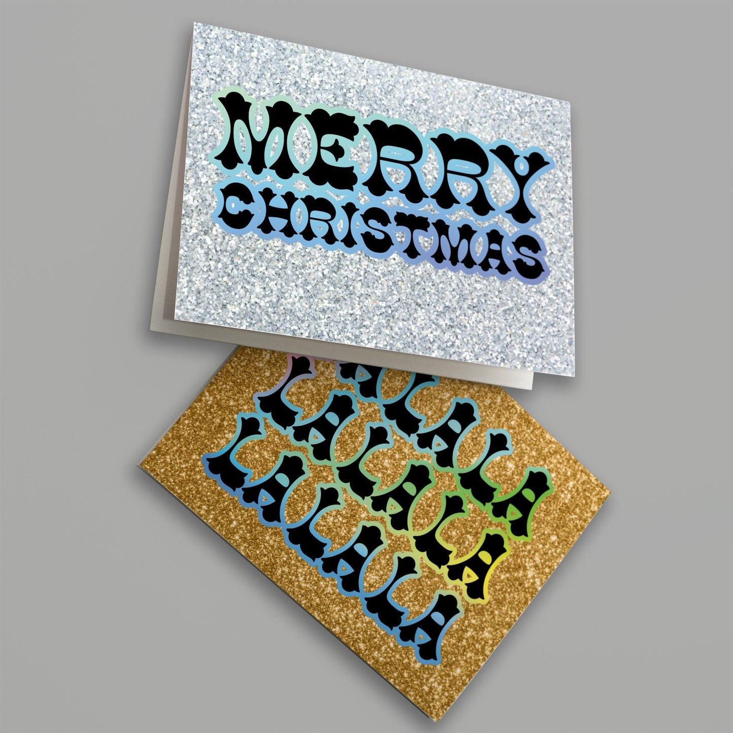 Pastel Christmas Greeting Cards, Set of 24