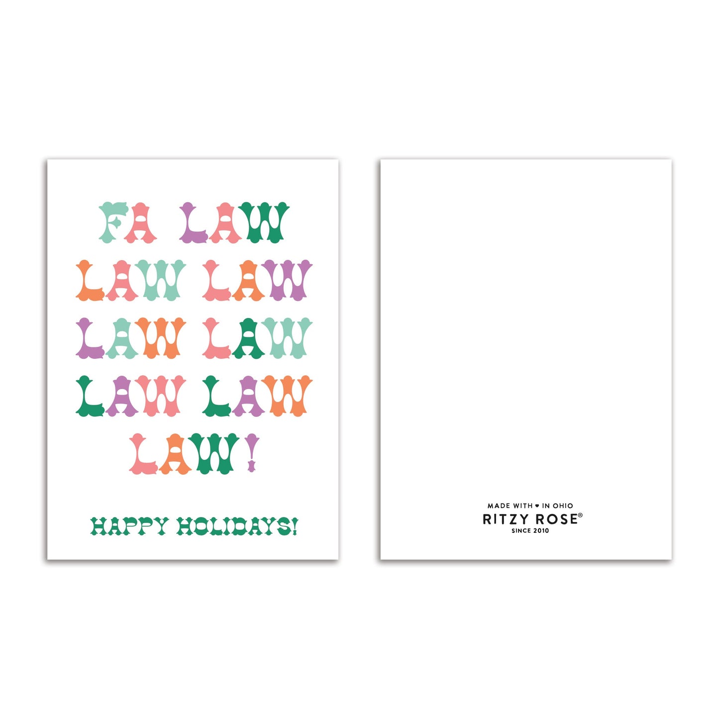 Funny Lawyer Holiday Greeting Cards, Set of 24