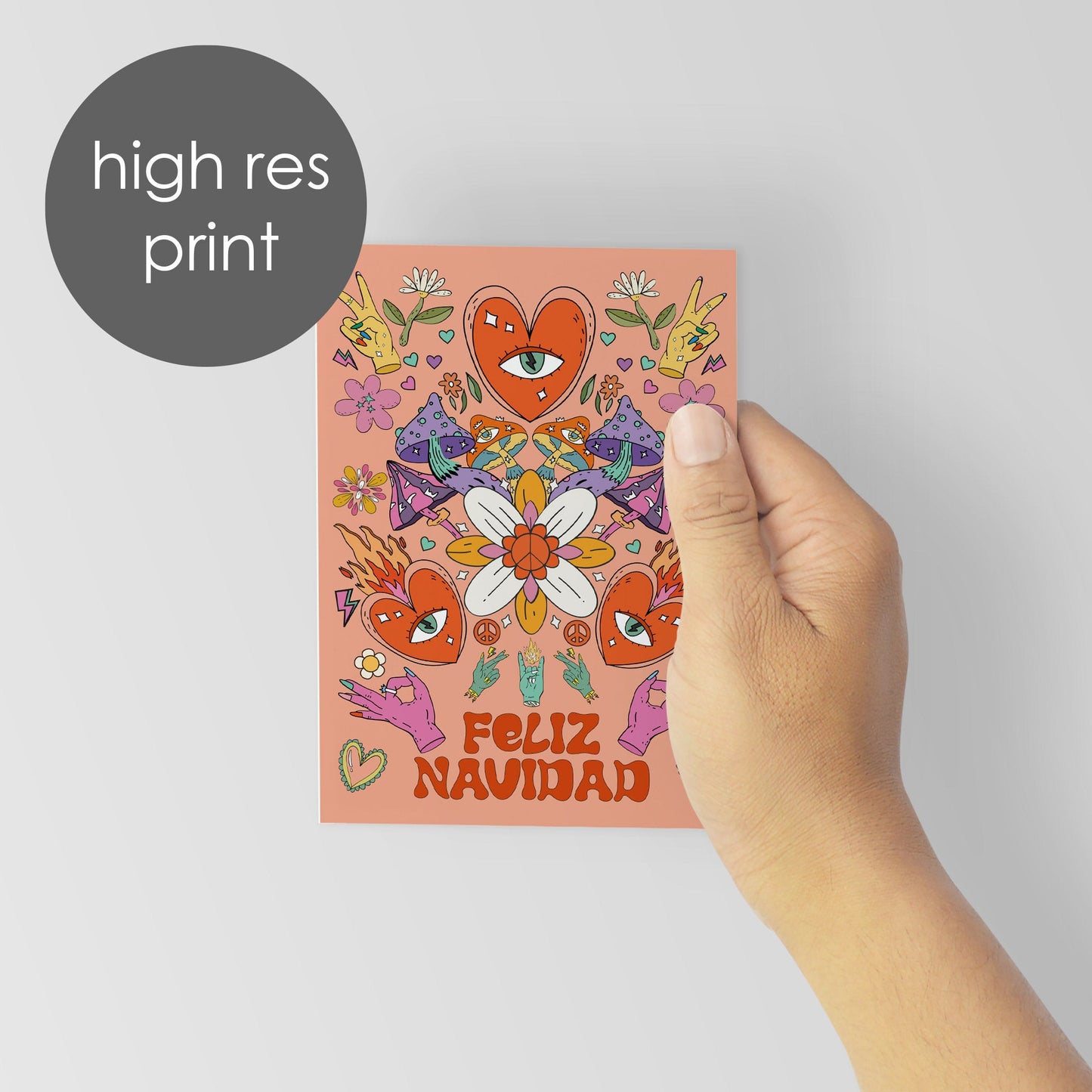 Esoteric Christmas Greeting Cards, Set of 24