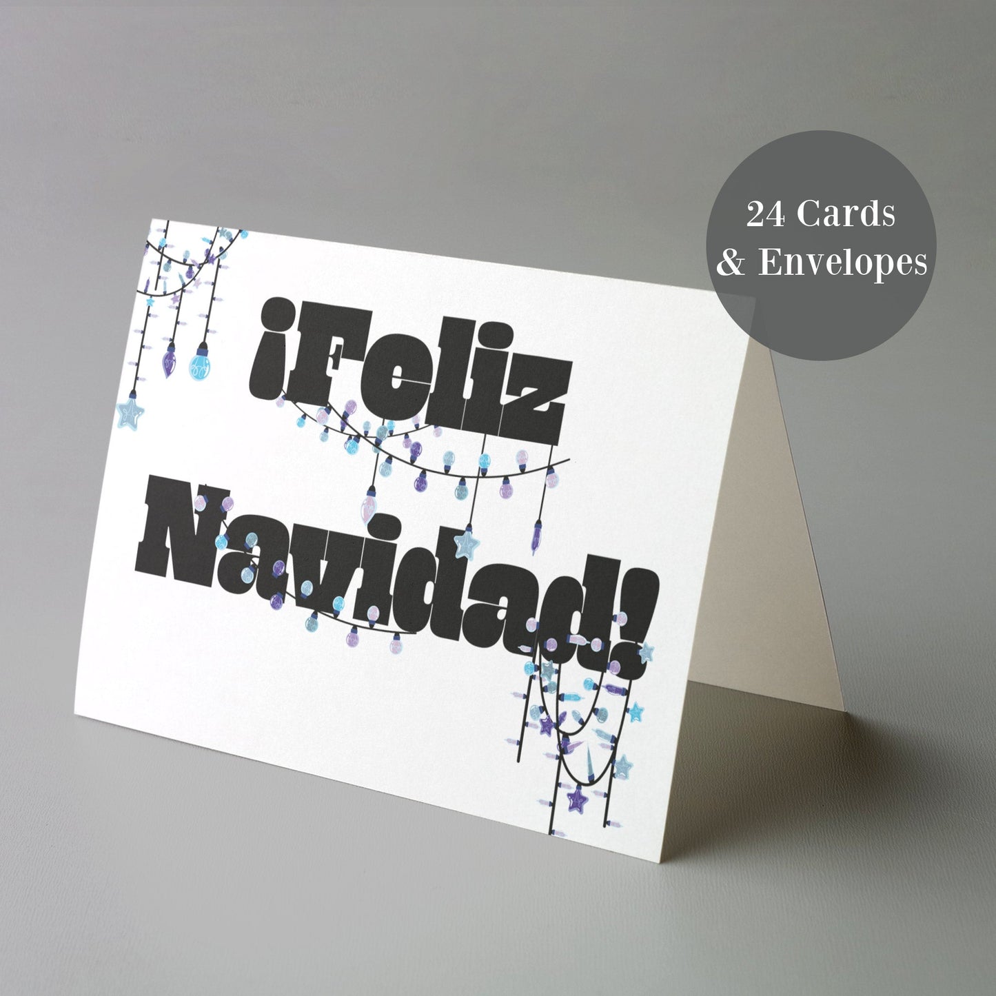 Feliz Navidad Greeting Cards, Set of 24