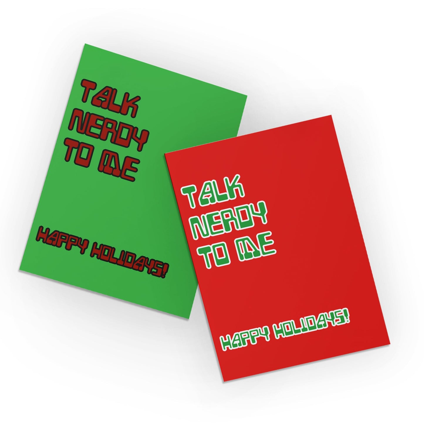 Talk Nerdy To Me Holiday Greeting Cards, Set of 24