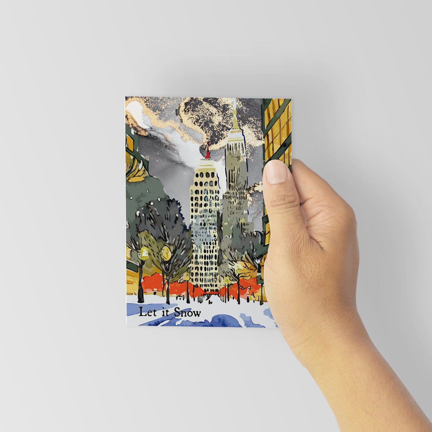 New York City Holiday Cards, Set of 24