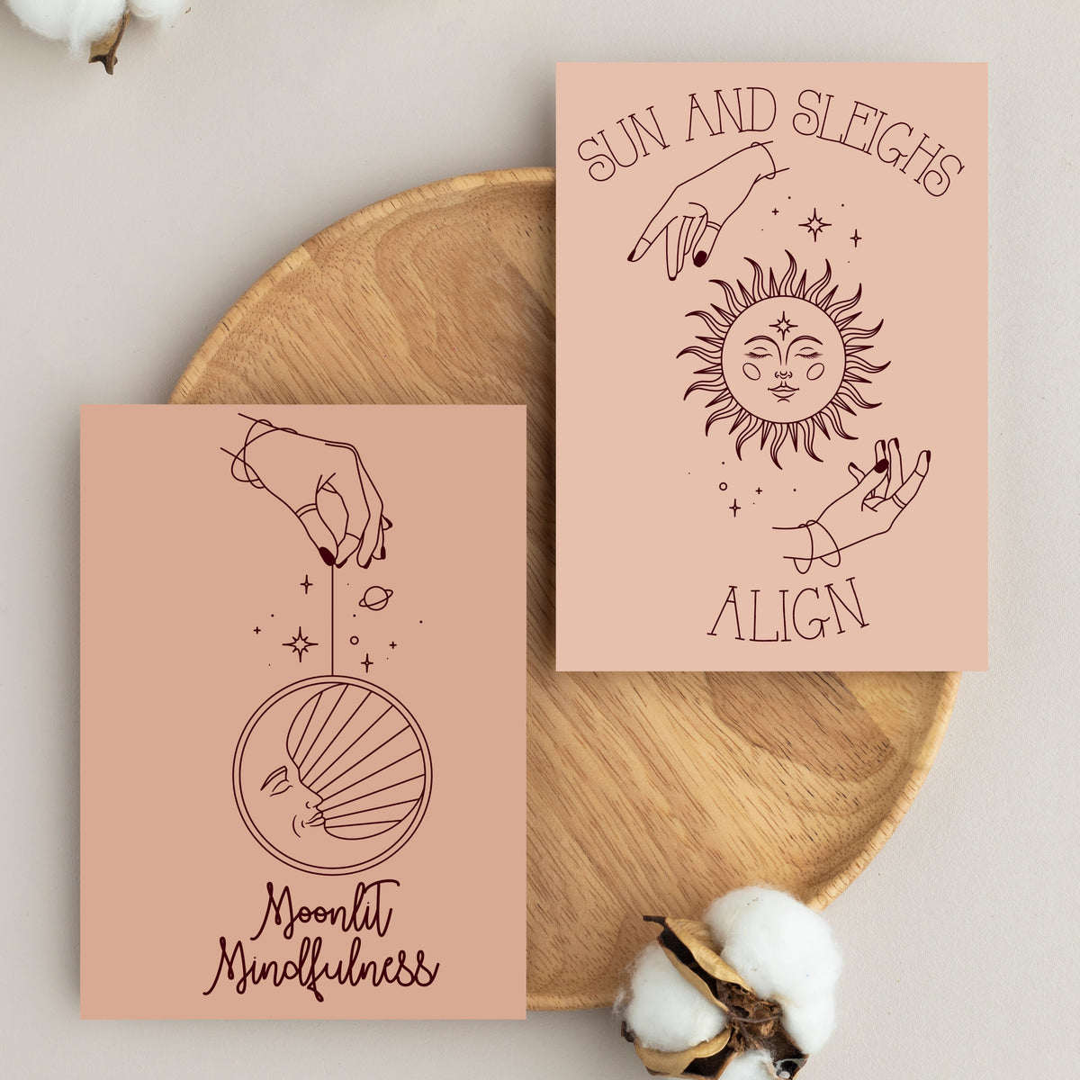 Mystical Christmas Greeting Cards, Set of 24